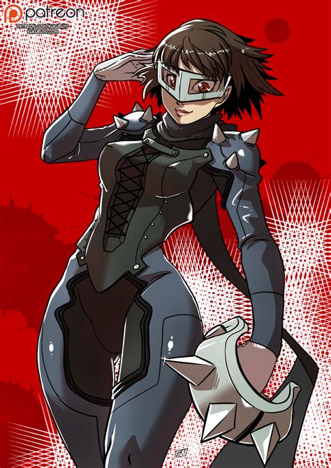 Makoto Niijima By Kukuruyo Hentai Foundry