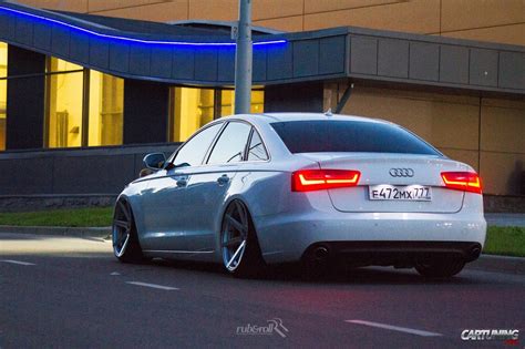 Stanced Audi A6 C7 rear