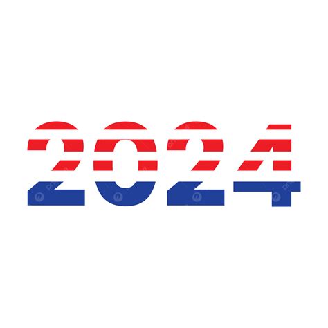 2024 Clipart In Color Vector 2024 2024 3d 2024 Clipart Png And