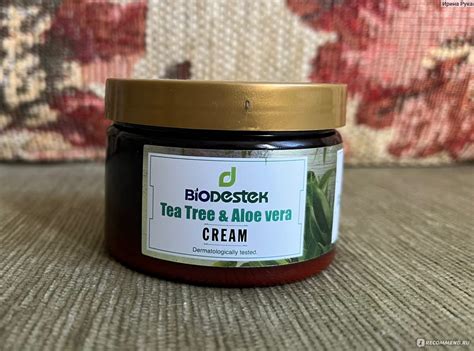 Крем для лица BioDestek Tea Tree & Aloe vera cream - «Бомбический ...