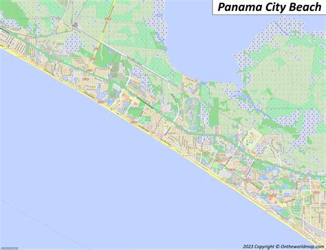 Panama City Beach Map | Florida, U.S. | Discover Panama City Beach with