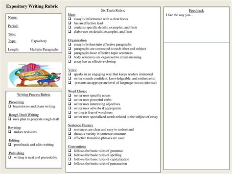Ppt Expository Writing Rubric Powerpoint Presentation Free Download