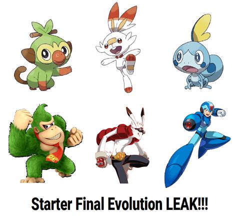 Final Generation 8 Starter Evolutions Leaked Rmandjtv