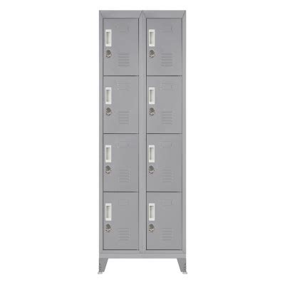 MALETEK Locker Casillero Metálico M 8 puertas con Portacandado