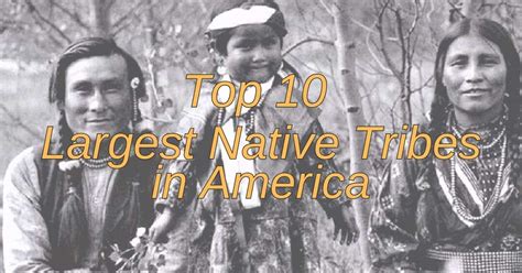 top  largest native tribes  america biggest indian tribes