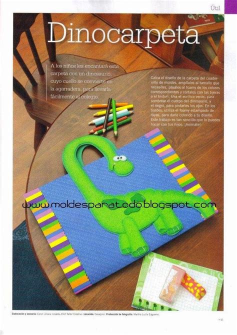 Dinocarpeta Carpetas Decoradas Para Preescolar Carpetas Decoradas