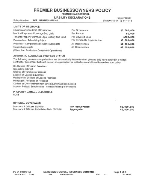 homeowners insurance policies 12