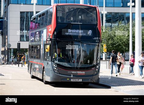 National Express West Midlands Platinum No9 Bus In Centenary Square
