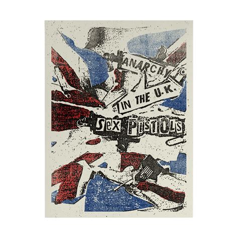 Anarchy in the UK Flag Poster – Sex Pistols Official Store