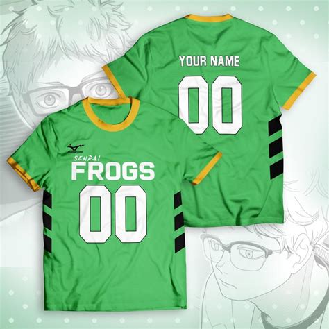 Haikyuu Team Sendai Frogs Unisex Shirt Personalized Haikyuu Merch