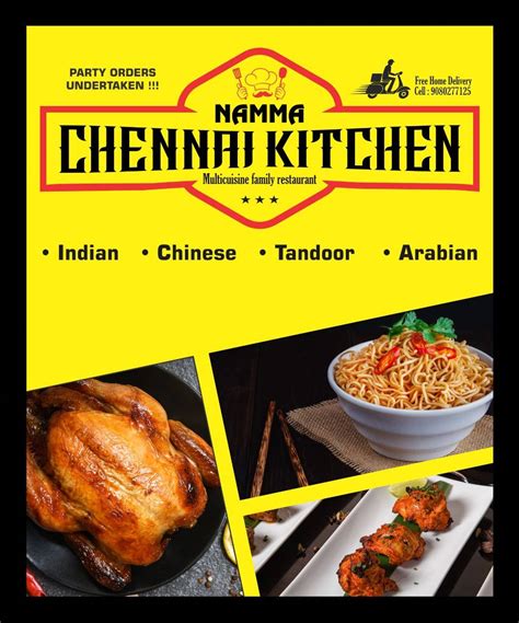 Menu At Namma Chennai Kitchen Chennai