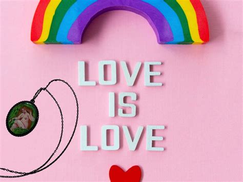 Lesbian Necklace Female Nude Painting Queer Alt Jewelry One Of A Kind Resin WLW Pendant