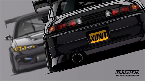 Anime X JDM Desktop Wallpaper