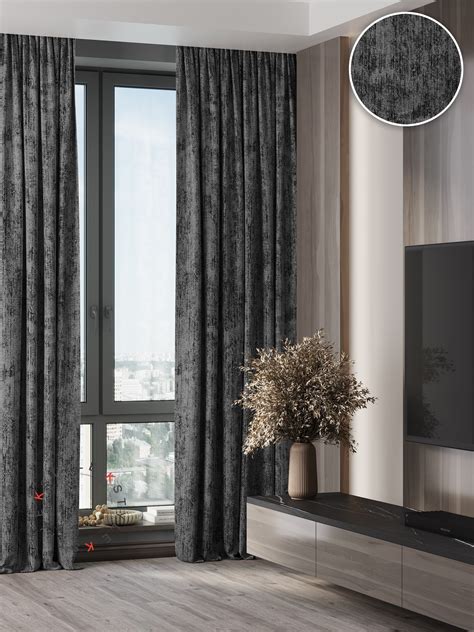 Шторы Ардеко 10 темно-серый - купить в Москве на заказ по своим ...