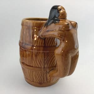 Corona Beer Tankard Naked Lady Handle Risqué Mug Man Cave Decor Cup Etsy