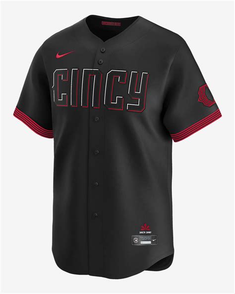 Barry Larkin Cincinnati Reds City Connect Mens Nike Dri Fit Adv Mlb