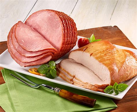 Smithfield Boneless Spiral Sliced Ham And Oil Browned Boneless Turkey