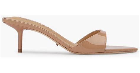 Tony Bianco Fiesta Nude Patent Dress Sandal In White Lyst