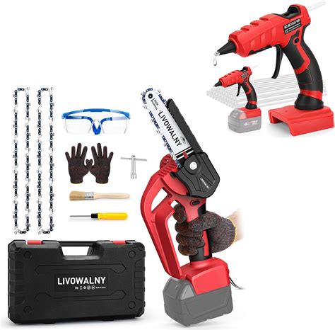 Amazon Cordless Mini Chainsaw For Milwaukee M18 Battery Cordless Hot Glue Gun For Milwaukee