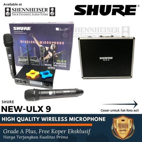 Microphone Wireless Shure Ulx 9 Wireless Microphone Lazada Indonesia