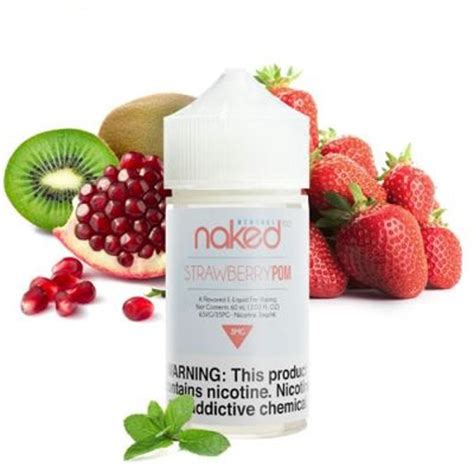 Strawberry POM Brain Freeze Vape Juice By Naked 100 Review Review E Cig Hardware Liquids