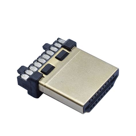 Best Hd Multimedia Interface Usb H D M I Male Socket Double Buckle Post Connector Manufacturer