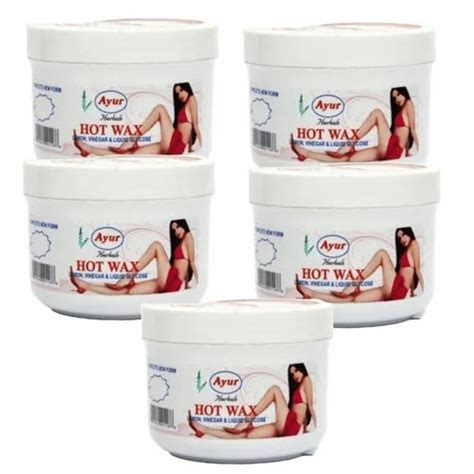 Ayur Herbal Hot Wax 150gm Pack of 5 हयर रमवल वकस बल नकलन वल वकस KartWalk