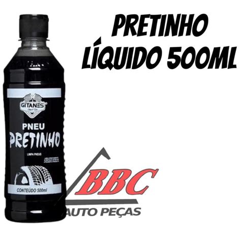 Pretinho Limpa Pneu Automotivo Gitanes 500ml Shopee Brasil