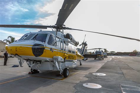 First Of Two New Firehawk Helicopters Arrives At Barton Heliport