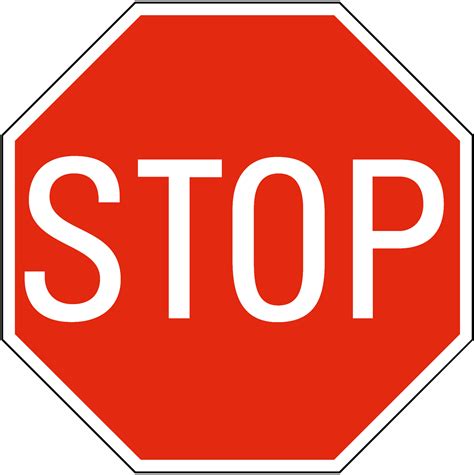 stop sign logo clipart