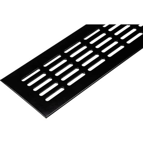 Grille d aération pour porte en aluminium noir Grille d aération