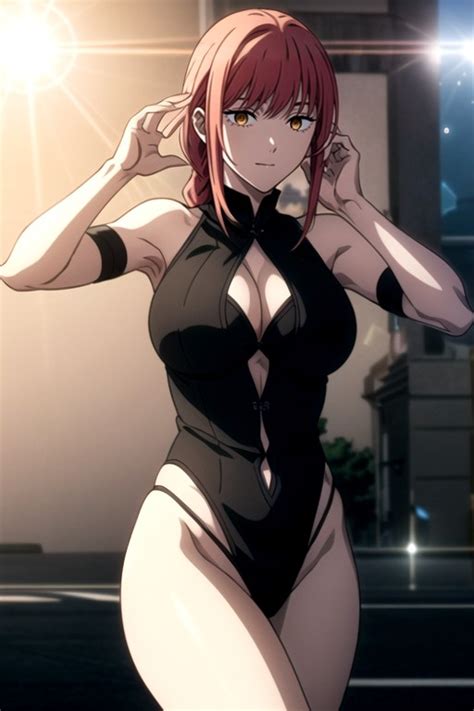 Large Ass Model Makima Chainsaw Man AI Porn