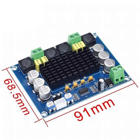 MODULO AMPLIFICADOR AUDIO DIY TPA3116D2 XH-M543 2X 120W STEREO 12-24V ⋆ ...