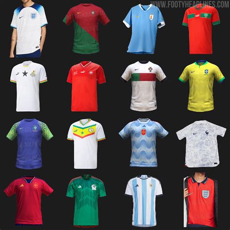 All Fully Leaked & Released 2022 World Cup Kits - Footy Headlines