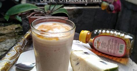 Resep Smoothies Sirsak Strawberry Madu Oleh Hadleny Kitchen Cookpad