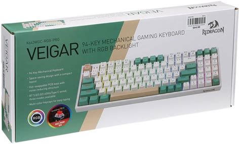 Redragon VEIGAR K643 90 RGB Mechanical Gaming Keyboard 94 Keys 20