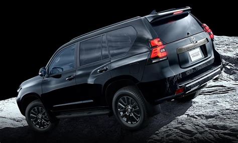 New Toyota Land Cruiser Prado Black Edition Back Picture Rear View