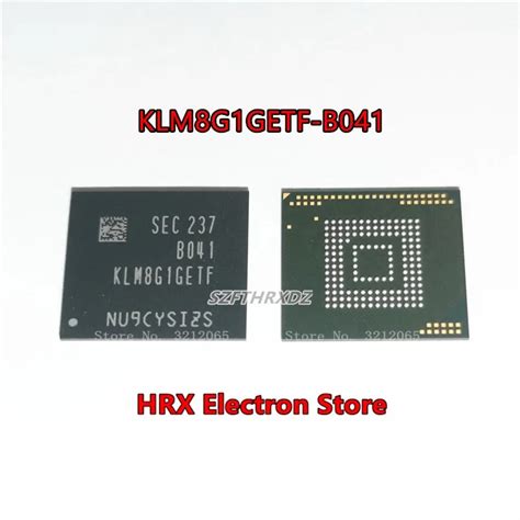 100% New Original KLM8G1GETF-B041 BGA EMMC KLM8G1GETF B041 (1-10piece)