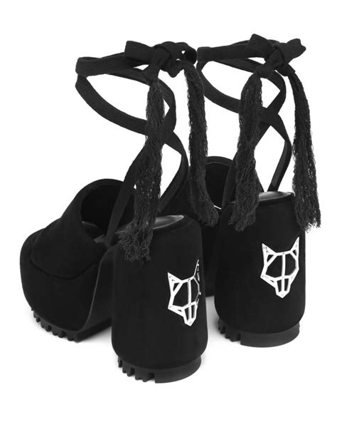 Comprar Tacones Naked Wolfe En Linea Wonder Mujer Negros Mexico