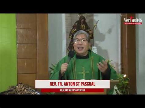 Healing Mass By Rev Fr Anton CT Pascual Aug 23 2020 YouTube