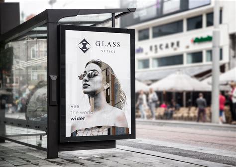 Логотип для салона оптики on Behance