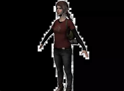Last Of Us Ellie Naked Character Model Ntjes