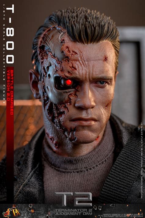 Hot Toys Reveals Terminator Judgement Day Battle Damaged T Action Figure Geektyrant