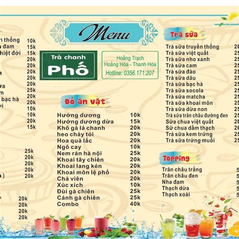 Trà Chanh PhỐ