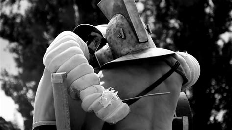 gladiator warriors fighting  shot  stock footage sbv