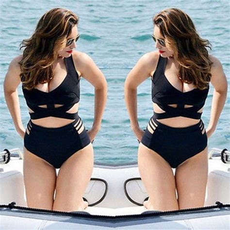 Oversized Swimsuit Sexy High Waisted Bikini Chubby Women S Swimsuit High Quality Fabric