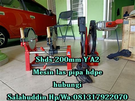 Mesin Las Pipa Hdpe SHD 200mm Hydraulic Butt Fusion Mchine SUPPLIER