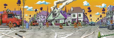 Morioh Town In 2021 Morioh Town Jojo Town Aesthetic Zoom Backgrounds