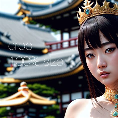 Nsfw Five Sexy Japanese Princesses In Gold High Quality Posters Set Naked Breasts Etsy