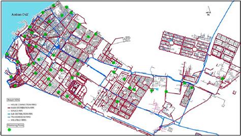 Water Distribution Network Of Sharjah Electricity And Water Authority